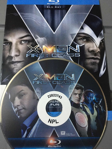 Película Blu Ray X-men First Class Original Comprada En Usa