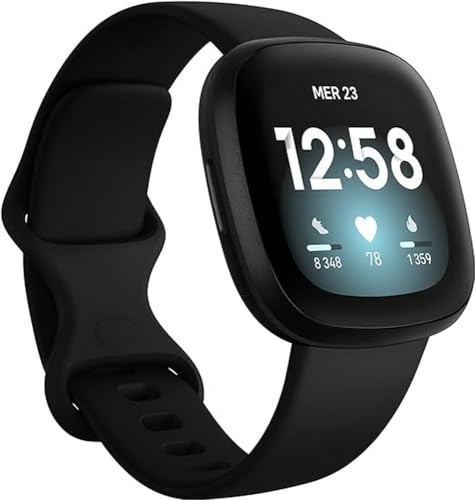 Fitbit Versa 3 Health Amp; Fitness Smartwatch Con V5y2c