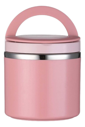 Lancheira Ao Ar Livre Caixa De , Utensílios De 1000ml Rosa