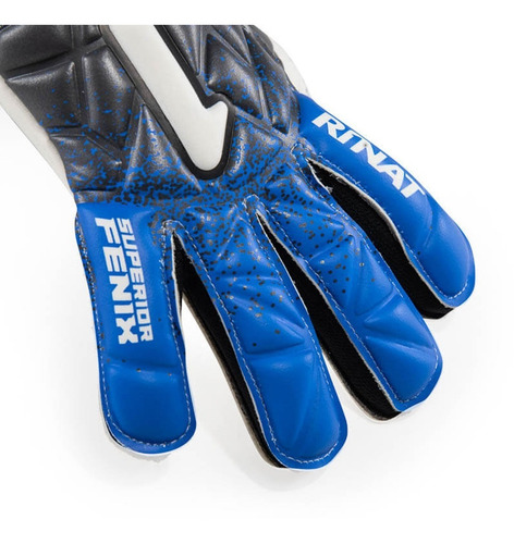 Imagen 2 de 6 de Guante De Portero Rinat Fenix Superior Jd Semi Azul