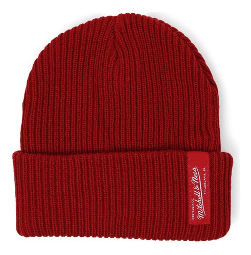 Mitchell & Ness Box Logo Gorro De Punto Con Puños Para Clima