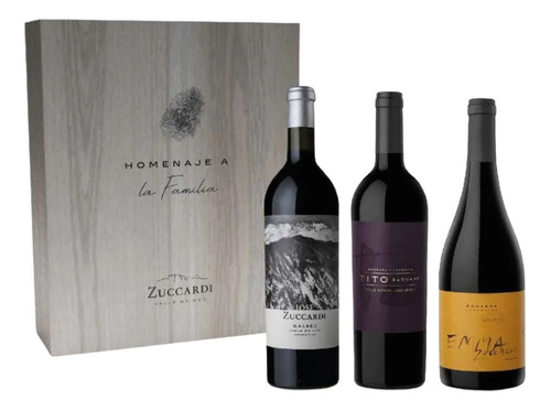 Caja Vino Zuccardi Homenaje La Familia