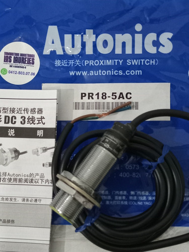 Sensor Inductivo Pr18-5ac, Nc, 110...220vac, Autonics...