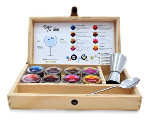 Imagen 3 de 9 de Caja Regalo Combo Botanicos Y Herramientas Con Gin Aconcagua
