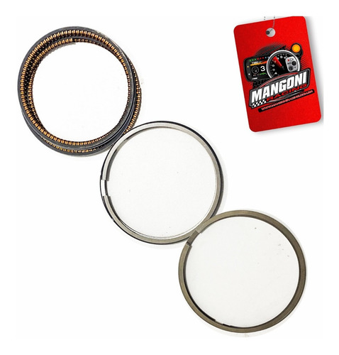 Imagem 5 de 7 de Kit Pistão Afp Biela Spa 144mm Vw Ap 1.9 83,5m + Pino + Anel