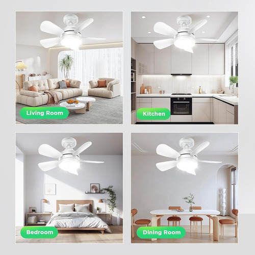 Ventiladores De Techo Con Luces Y Control Remoto - Luz De Ve