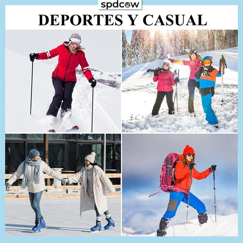 2 Pares Calcetines De Nieve, Alta Elasticidad Y Durabilidad