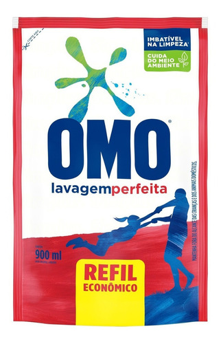 Sabão Líquido Refil Lavagem Perfeita 900ml Omo