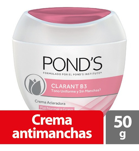 crema ponds clarant b3 aclaradora filtro uv x 50 gr Pond's Clarant B3