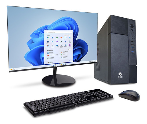 Pc Amd Ryzen 3 3200g Ram 8gb Ssd 256gb Monitor 24 W11 Exo