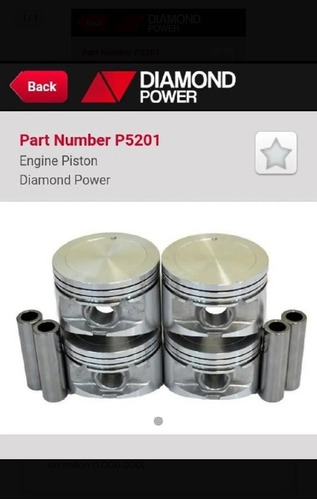 P5201piston De Neon 2.0l Sohc 16v L4 95-05 Std