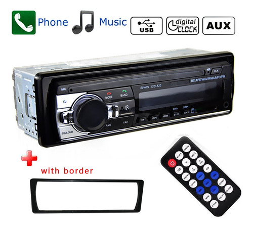 Ac 1 Din Reproductor De Radio For Coche Con Radio Fm