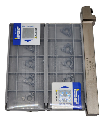 Porta Insertos Roscado Exterior 12mm+10 16erm Ag60 Iscar