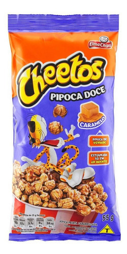 Pipoca Pronta Doce Caramelizada Elma Chips Cheetos 100un X45