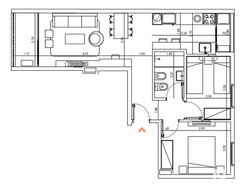 Apartamento En Venta De 2 Dormitorios En Barrio Sur Con Amenities