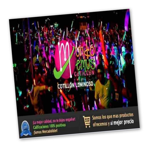 80 Vasos Luminosos Led ,cotillon Luminoso Led , Fluor !!!!!
