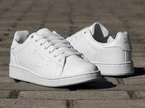 Zapatillas Vicus Furo Cuero Pu Blanco