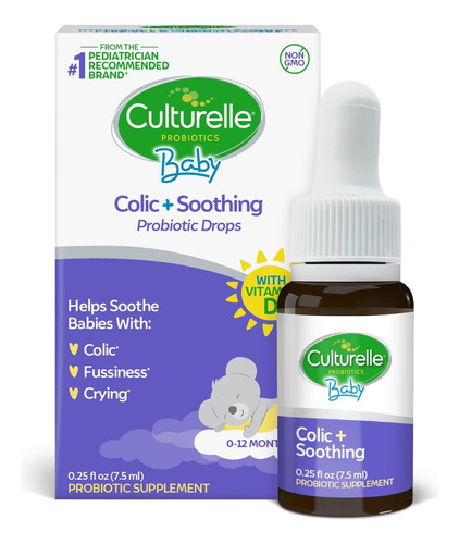 Culturelle-gotas Para Bebés,calma Colicos + Vitamina D 0-12m