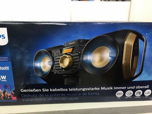 Imagen 5 de 5 de Grabadora O Reproductor De Música Philips Px8 Bt Usb Y Cd