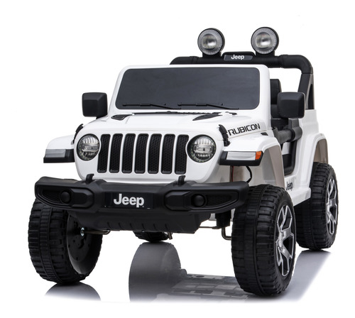 Camioneta Jeep Rubicon 2024 Bateria 12v Cuero Plastico Luces
