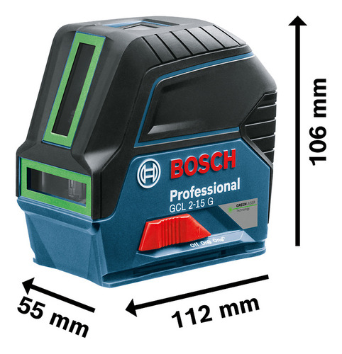 Nivel Láser De Líneas Combinado Bosch Gcl 2-15 G