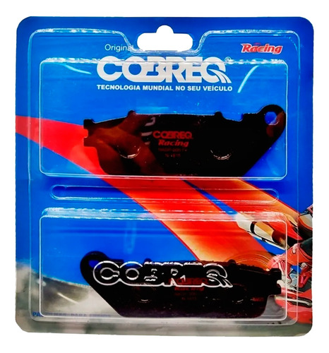 Pastilha Freio Cb 1000r Traseira Cobreq Racing