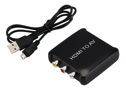 Conversor Convertidor Hdmi A 3 Rca Audio Video Compuesto