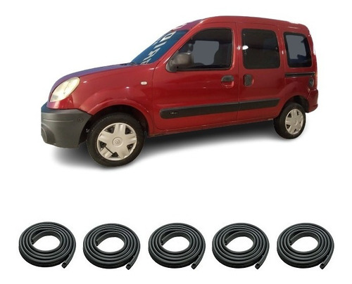 Burletes Renault Kangoo 2010 Kit 4  Puertas + Baul Rapinese 