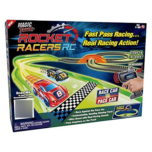 Ontel Magic Tracks Rocket Racers Control Remoto Coche F6mho