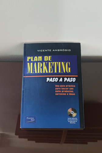 Plan De Marketing Paso A Paso - Prentice Hall - (como Nuevo)