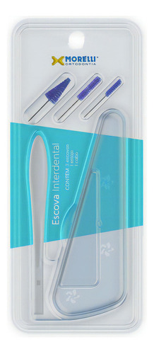 01 Kit Escova Interdental Com 3 Refis