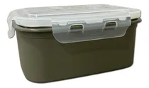 Comprar Lunchera Contenedor Para Viandas Doble Pettish Online Color Verde