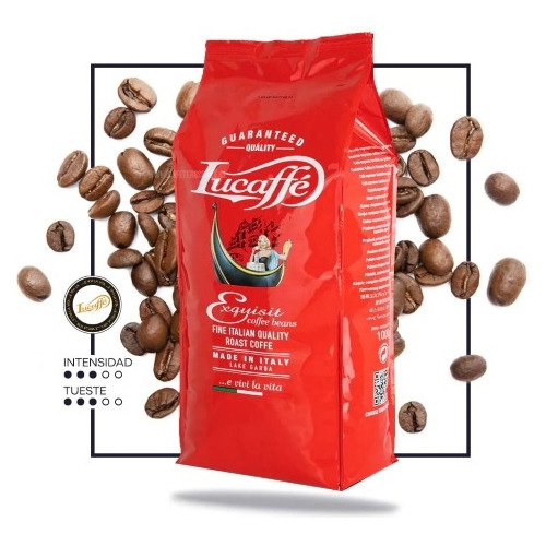 Café En Grano Italiano Lucaffe Exquisit 1kg