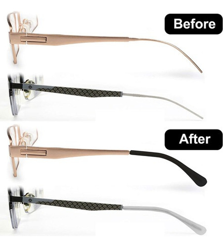 4 Pares Patas De Lentes Antideslizante De Silicona