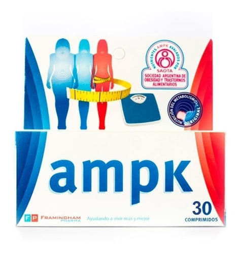 Ampk Suplemento Dietario 30 Comprimidos