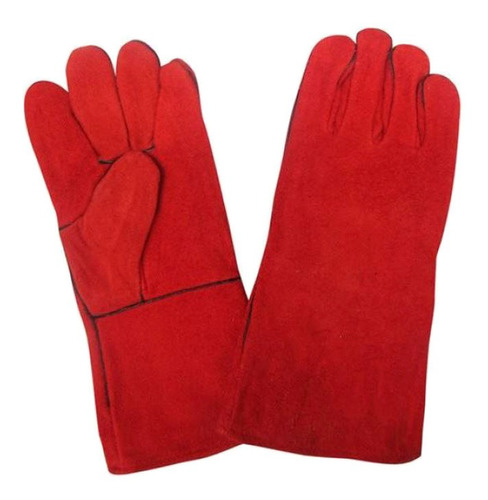 Guante Soldador Descarne Rojo Pack 5 Und. / Upteck