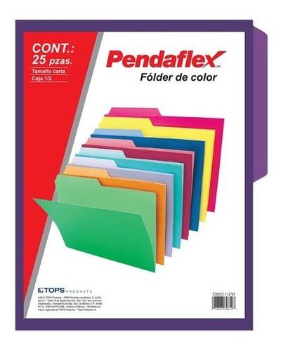 Folder Pendlaflex Carta Violeta C/25pz