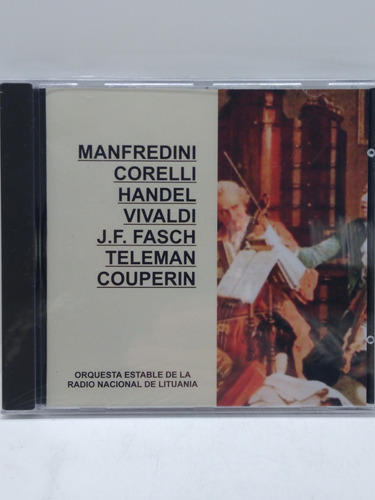 Manfredini Corelli Handel Vivaldi Pergolesi Bach Cd Nuevo