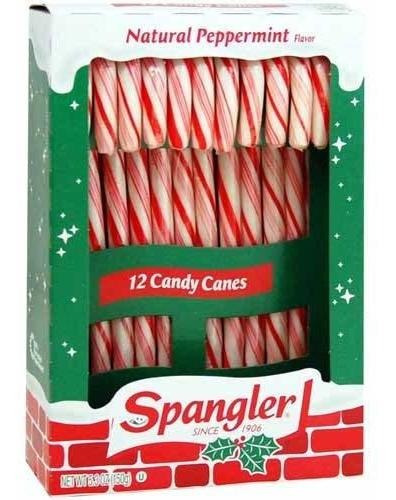 Mentas Bastones De Caramelo De Menta Spangler, 12 Unidades P