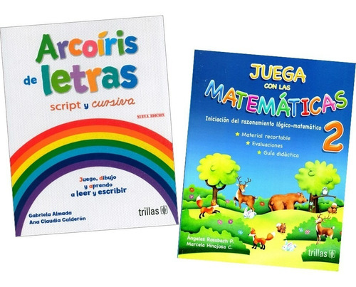 Arcoíris De Letras + Juega Con Las Matemáticas 2 Trillas
