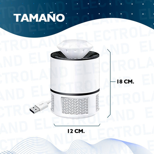 Imagen 5 de 10 de Lampara Mata Insectos Mosquitos Led Uv Usb 220v Killing Lamp