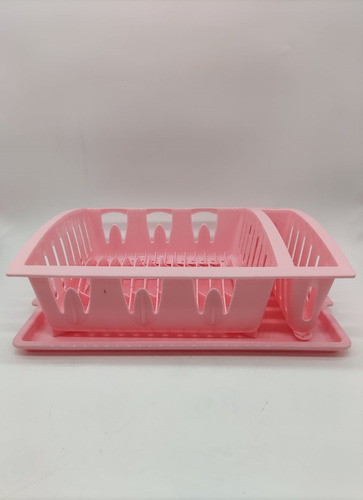 Imagen 2 de 3 de Escurridor Secaplatos Con Bandeja Plástico Varios Colores