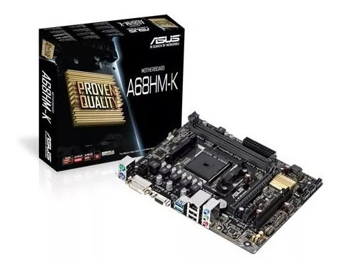 Placa Mãe Asus A68hm-k Fm2+/ddr3/dvi/vga/pcie/matx