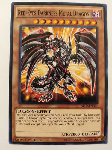 Red-eyes Darkness Metal Dragon - Common    Sr02