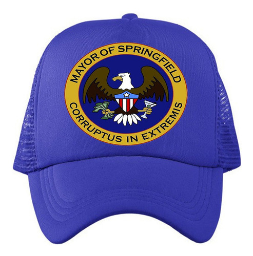 Gorra Trucker Ayuntamiento De Springfield Alcaldia R1