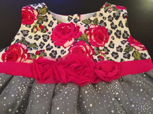 Childrens Place Vestido De Fiesta Con Tul Nena T2 Importado