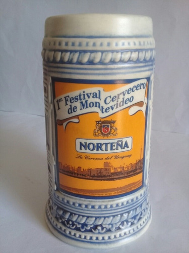 Jarra De Cerveza Norteña  1996 Primer Festival En Montevideo