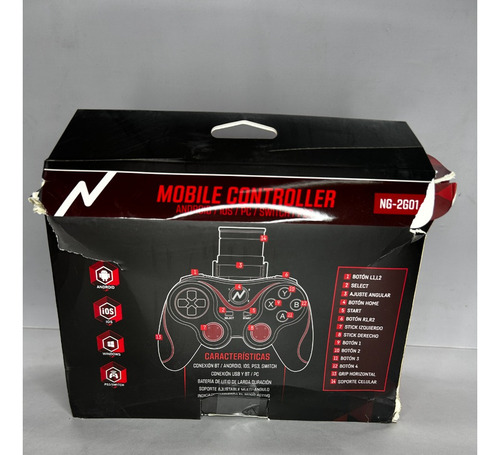 Joystick Inalámbrico Noganet Ng-2go1 Negro Negro (Usado)