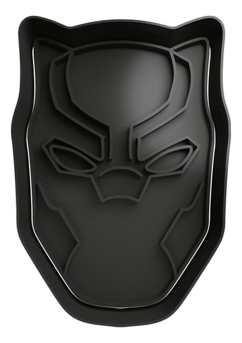  Cortador De Galletas Casco De Black Panther 5cm