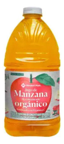 2 Pza Jugo De Manzana De Concentrado Orgánico Member's Mark